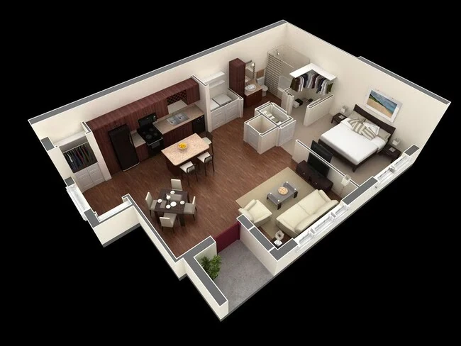 1x1 A2 03119 floor plan